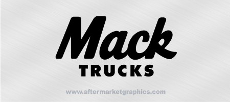 Mack Trucks Decals - Pair (2 pieces)